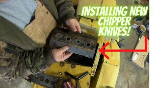 Replacing Knives on a BC 1000 Woodchipper