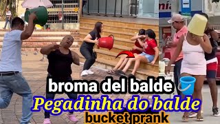 Broma del balde 🪣 / Pegadinha do balde / Bucket prank