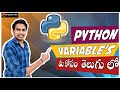 variables in python telugu