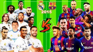 2015 RMA 🆚 2015 FCB 🔥ULTİMATE VS🔥 (Messi, Ronaldo, Neymar, Suarez, Benzema, Bale, Modric)