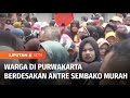 Ribuan Warga Purwakarta Berdesakan Dapatkan Paket Sembako Murah | Liputan 6