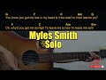 Myles Smith - Solo Guitar Chords cover