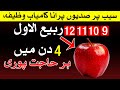 Apple Par Qurani Wazifa  9 10 11 12 Rabi ul Awal | mehrban Ali