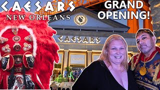 We Went to Caesars New Orleans Casino Grand Opening PARADE and PARTY! IT WAS WILD!