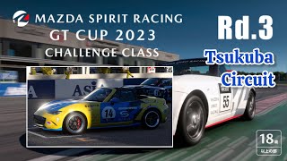 グランツーリスモ® 7 Mazda Spirit Racing GT Cup Challenge Class Rd.3 Tsukuba Circuit