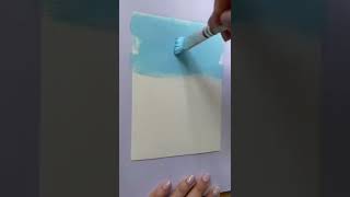 How to paint a pastel blue sky #tutorialforbeginners #howtopaint