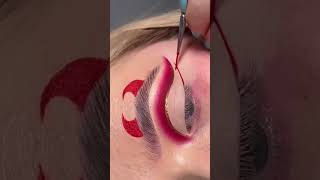 The devil eyes makeup tutorial #sbm#shorts #shortvideo #makeup #viralshort #eyemakeup #tutorial