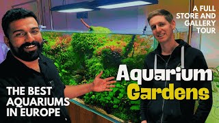 BEST PLANTED AQUARIUMS IN EUROPE | Aquarium Gardens Store and Gallery Tour #plantedaquarium