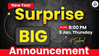 Big Announcement 🔥 By IIT School Team