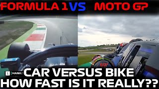 F1 vs MotoGP! How Fast Is It Really?? Car vs Bike!