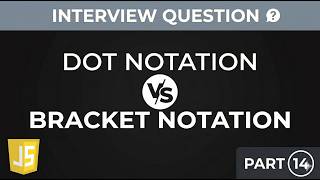JavaScript Dot vs Bracket Notation Explained 🔥 | Javascript Interview Series Part 14 #javascript