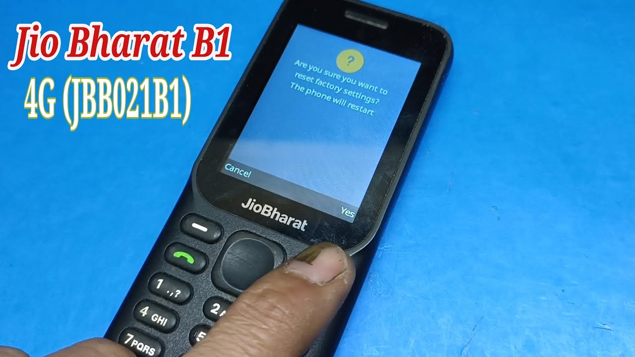 Jio Bharat B1 4G (JBB021B1) Hard Reset|| Only Factory Reset Working ...