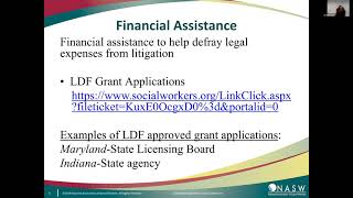 What is the NASW Legal Defense Fund?