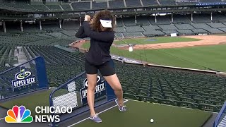 You can now play golf in Wrigley Field: Upper Deck Golf inside Wrigley Field begins