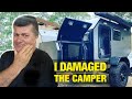 I've Damaged the Camper -whats the fix // plus, my 15year old Waeco Fridge has finally died