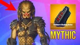 Fortnite Predator Update "MYTHIC CLOAKING DEVICE! PREDATOR BOSS NPC STATS!!"