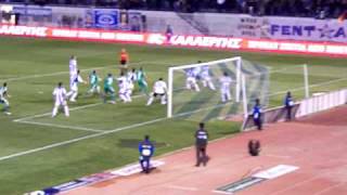 atromitos 0-3 PAO ektelesi corner