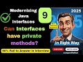 STOP Writing Messy Java Interfaces! (Java 9's Private Methods Explained for Cleaner Code)