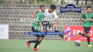 RFYS National Championship 2019-20 | Day 3 Highlights | Senior Boys | MMSS vs MSP HSS (0-4)