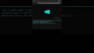 Neon Wave Loader | CSS Animation