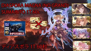 土マグナスマヒヒト　ディアスポラHL1T 60秒 [グラブル]  | Diaspora Magna (F2P/No Grand) Sumaibito 1T 60s [GBF[