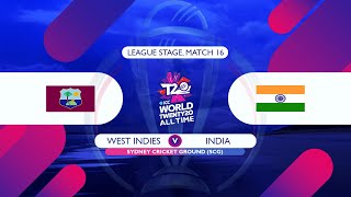 West Indies vs India - T20 World Cup 2020 All Time - SCG - Match #16 - Cricket 19 [4K]
