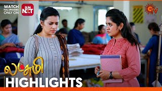 Lakshmi - Highlights | 31 May 2024 | New Tamil Serial | Sun TV