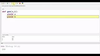 Example of a generator