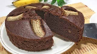 เค้กช็อกโกแลตกล้วยหอม  สูตรง่ายๆ ไม่ต้องใช้เครื่องตีไข่ |Chocolate Banana Cake