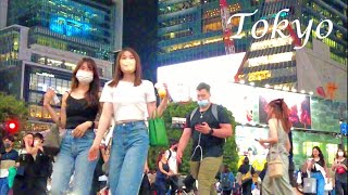 Tokyo | Shibuya Saturday Night Walk | 渋谷散歩 | 土曜日の夜 | 4k |July 7月|9日 2022