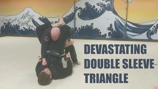 Sneaky Double Sleeve Triangle: The Ultimate BJJ Weapon!