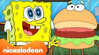 SpongeBobs VERRÜCKTESTE Krabbenburger aller Zeiten! | 60-Minuten-Compilation | Nickelodeon