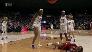 Reese BLOCKS SHOT IN ONE SHOE & Holding The Other, Called For Taunting Technical! #3 LSU vs Arkansas