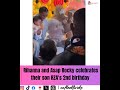 #Rihanna and #AsapRocky celebrates their son #RZA's 2nd birthday