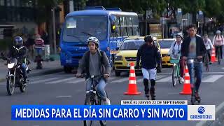 Así será el Día sin carro el 22 de septiembre en Bogotá
