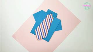 【Origami】Shirt︱Father's Day Card / 【摺紙】襯衫︱父親節卡