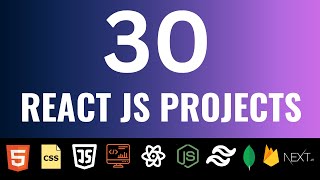 30 React JS Projects | React JS Machine Coding Interview Questions 2025