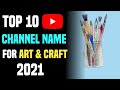 best name for art youtube channel || art channel name ideas 2021|| Yt Name Provider