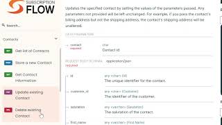 Guide to Use API Endpoints for Contacts | SubscriptionFlow API Tutorial