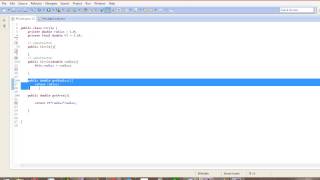 Circle java class example