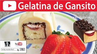 GELATINA DE GANSITO | #VickyRecetaFacil