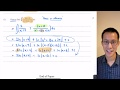 Integral Calculus Exam Review (5 of 5: Proving & using an algebraic identity)