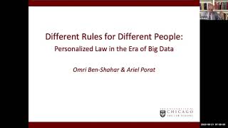 Omri Ben-Shahar, "Personalized Law"
