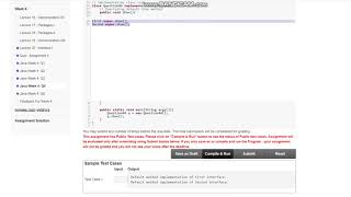 NPTL Programming in JAVA Week 4.Programming assignment: Q4.
