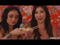 pornstars answer the most requested fan questions mukbang edition special aapi celebration