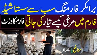 How to make cheap broiler chicken Farm | Broiler farm cost breakdown | Poultry farming business  ||