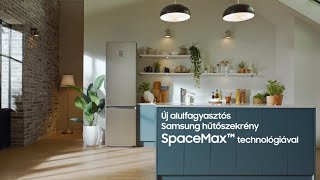 Új alulfagyasztós hűtőszekrény SpaceMax™ technológiával