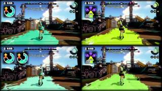 スプラトゥーン / スペシャル増加量アップと逆境強化のスペシャル増加量の比較