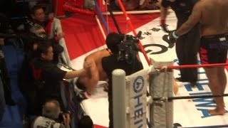 20141231 ジャスティン・ウィリスｖｓクラッシャー川口　1R壮絶KO　イノキボンバイエ2014