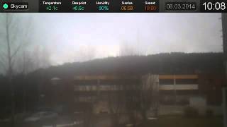 Sääkamera Lauantai 8. Maaliskuuta 2014 (weather/sky camera) [2014-03-08]